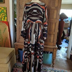 Amazing abstract pattern dress